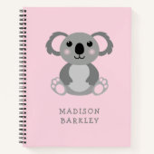 Koala Bear Kid's Niedlich Notizblock (Vorderseite)