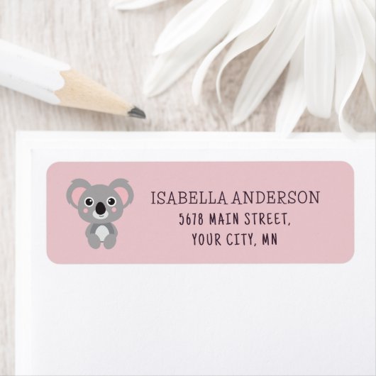 Koala Bear Kid's Rücksendeadresse (Insitu)