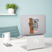 Koala Bear Kletterbaum Thunder_Cove Aufkleber (Laptop auf Schreibtisch)