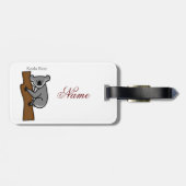 Koala Bear Kletterbaum Thunder_Cove Gepäckanhänger (Rückseite horizontal)