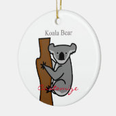 Koala Bear Kletterbaum Thunder_Cove Keramik Ornament (Links)