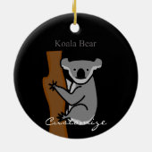 Koala Bear Kletterbaum Thunder_Cove Keramik Ornament (Hinten)