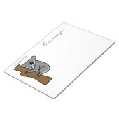 Koala Bear Kletterbaum Thunder_Cove Notizblock (angewinkelt)