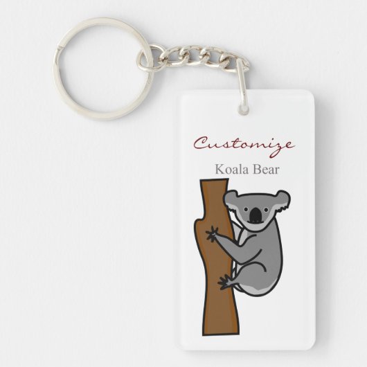 Koala Bear Kletterbaum Thunder_Cove Schlüsselanhänger (Vorderseite)