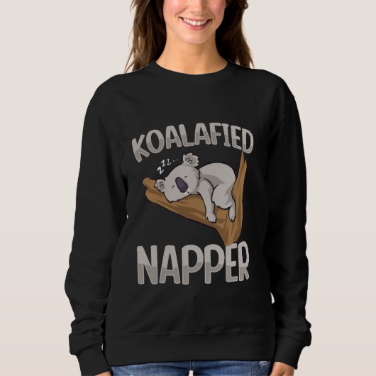 Koala Bear Koalafied Napper Australien Koala Sweatshirt (Vorderseite)