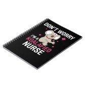 Koala Bear Koalafied Nurse Funny Koala Gift Koalas Notizblock (Linke Seite)