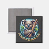 Koala Bear Magnet (Vorderseite/Rückseite)