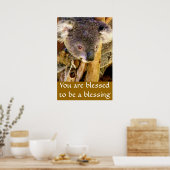 Koala Bear & Message_ Poster (Küche)