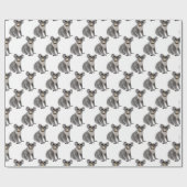 Koala Bear mit Groucho Glasses Geschenkpapier (Flach)