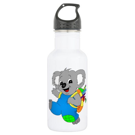 Koala Bear mit Rucksack Edelstahlflasche (Vorderseite)
