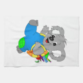 Koala Bear mit Rucksack Handtuch (Horizontal)