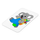 Koala Bear mit Rucksack Magnet (Linke Seite)