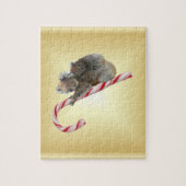 Koala Bear Mum und Joey Climbing Candy Cane Puzzle (Vertikal)