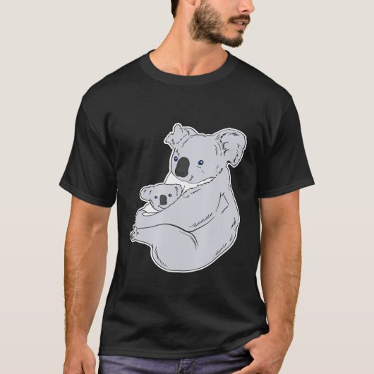 Koala Bear Mutter und Kind Koala Bear T-Shirt (Vorderseite)