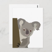 Koala Bear Niedlich Australisches Tier Postkarte (Vorne/Hinten)