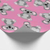 Koala Bear Niedlich Kid Birthday Party Geschenkpapier (Ecke)