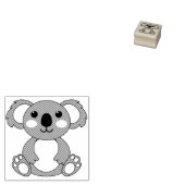 Koala Bear Niedlich Kid's Gummistempel (Stempel)
