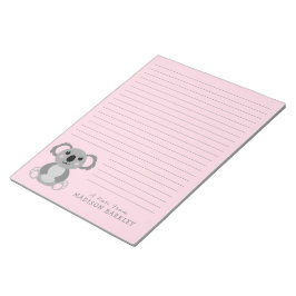 Koala Bear Niedlich Kids Personal Stationary Notep Notizblock