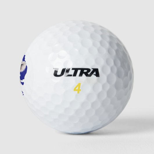 Koala Bear on Australia Flag Golfball (Logo)