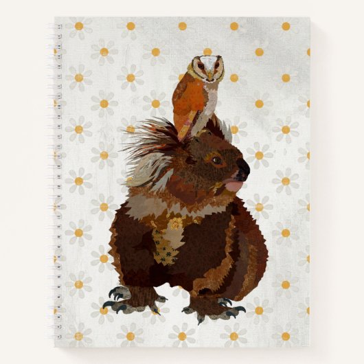 KOALA BEAR & OWL NOTIZBLOCK (Vorderseite)