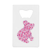 Koala-Bear-Pink-Herz Geldbeutel Flaschenöffner (Vorderseite)