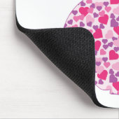 Koala-Bear-Pink-Herz Mousepad (Ecke)