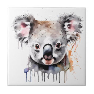 Koala Bear Portrait Fliese