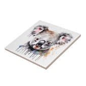 Koala Bear Portrait Fliese (Seite)