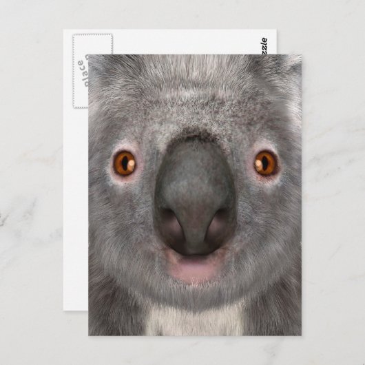 Koala Bear Postkarte (Vorne/Hinten)