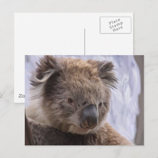 Koala Bear Postkarte (Vorne/Hinten)