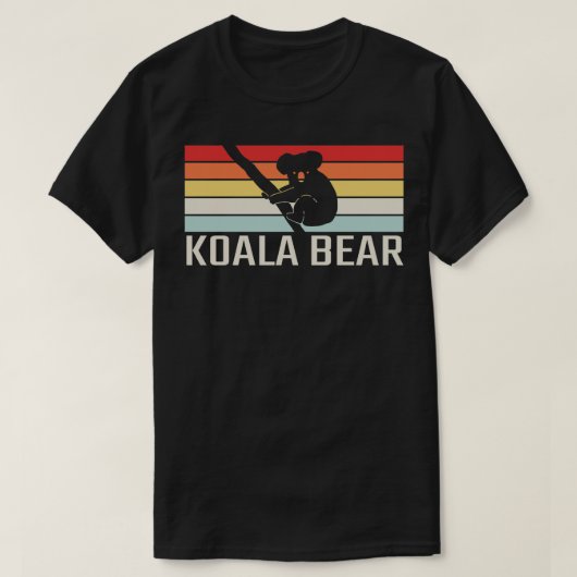 Koala Bear Retro 4 T-Shirt (Design vorne)