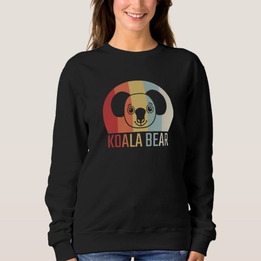 Koala Bear Retro Sweatshirt (Vorderseite)