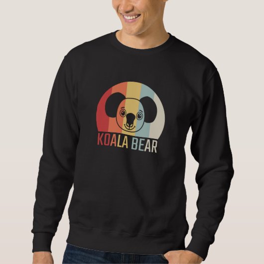 Koala Bear Retro Sweatshirt (Vorderseite)