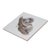 Koala Bear schlafen Fliese (Seite)