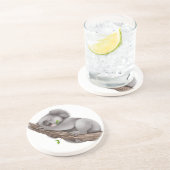 Koala Bear schlafen Getränkeuntersetzer (Seite)