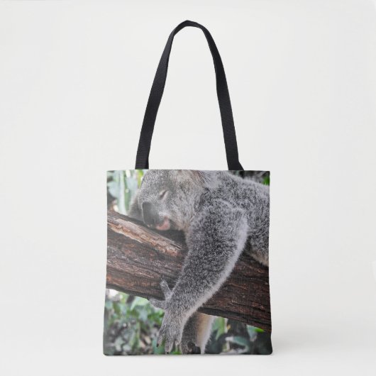 KOALA BEAR SLEEPING ON TREE TASCHE (Vorderseite)
