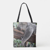 KOALA BEAR SLEEPING ON TREE TASCHE (Rückseite)