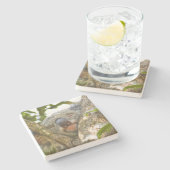 Koala Bear Stone Untersetzer (Seitenansicht)