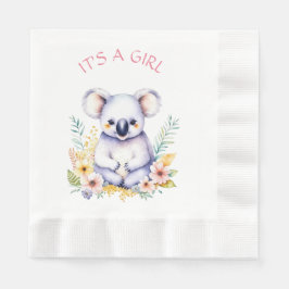 Koala Bear Themenzeit für Kinderdusche Serviette