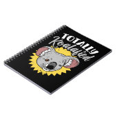 Koala Bear Totally Koalafied Punny Spaß Koala Be Notizblock (Linke Seite)