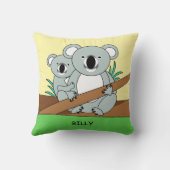 Koala Bear und Babykissen Kissen (Rückseite)