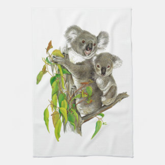 Koala Bear und Joey Geschirrtuch