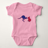 Koala Bear und Kangaroo Baby Strampler (Vorderseite)