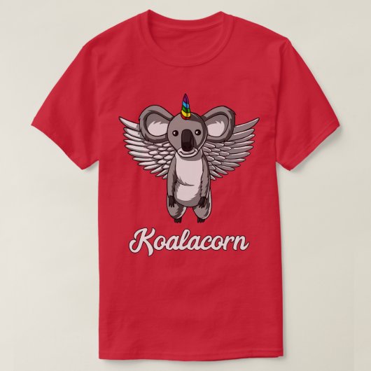 Koala Bear Unicorn Koalacorn T-Shirt (Design vorne)