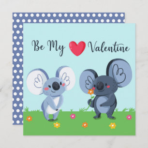 Koala Bear Valentine's Card