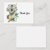 Koala Bear Vielen Dank Karte (Vorne/Hinten)