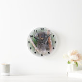 Koala Bear Wall Clock Runde Wanduhr (Zuhause)