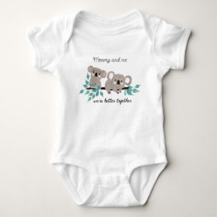 Koala Bear Water Color Baby Body Anzug Baby Strampler