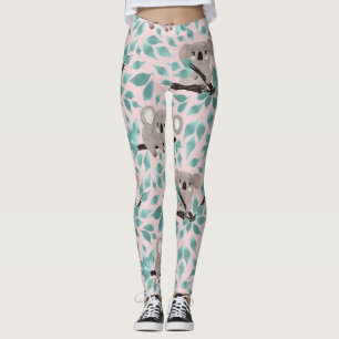 Koala Bear Water Color Leggings