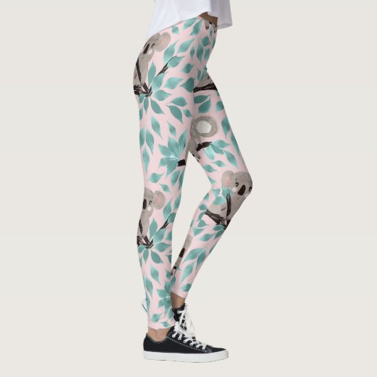 Koala Bear Water Color Leggings (Rechts)